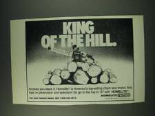 1987 Textron Homelite Chain Saw Ad - King of the hill picture