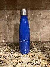 New Atlantis Bahamas Metal Water Bottle Blue Project Foundation Paradise Island picture