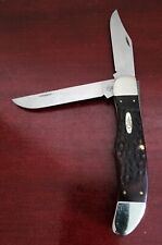 2011 COLLECTIBLE CASE XX 6265 SS BONE HANDLE  KNIFE. MADE IN USA picture