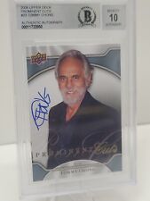 Tommy Chong Autograph Prominent Cuts 2009 Upper Deck 23 Auto Beckett BGS 10 picture