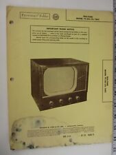 SAMS Photofact Folder TELE-TONE Model TV-316 (Ch. TAH)   BIS picture