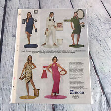 Vintage 1968 Syroco Print Ad Home Decor Magazine Page Advertisement Paper picture