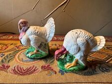 Vintage White Turkey Salt and Pepper Shakers Japan picture