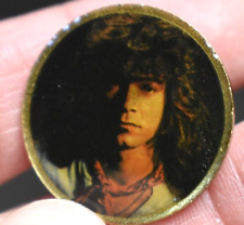 RARE Vintage early 80s EDDIE VAN HALEN pinback badge pin button 1