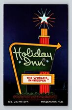 Anderson IN-Indiana, Holiday Inn, Advertisement, Vintage Souvenir Postcard picture