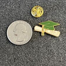 Class of 1991 Cap or Hat Graduation Gold Tone Pin Pinback #45443 picture