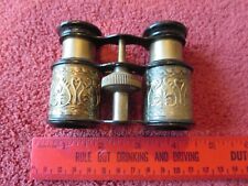 Antique Mini Binoculars Opera Glasses by AK Vintage Ornate Repoussé design  picture