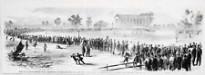 1865 Baseball match: Brooklyn Atlantics vs Philadelphia Athletics original issue picture