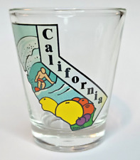 California Shotglass Golden State Pacific Surf San Francisco Los Angeles Diego picture