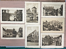 Qty 7 - Nurnberg Postcard Kunstverlagsanstalt Bruno Hansmann Cassel Vintage picture