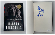 HARVEY FIERSTEIN Signed First Edition Book I WAS BETTER LAST NIGHT JSA COA Cert picture