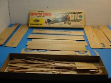VINTAGE BALSA WOOD GUILLOWS BRITISH SOPWITH CAMEL WWI FIGHTER BOXED WW-6 picture