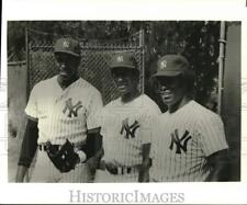 1982 Press Photo New York Yankees - Dave Winfield, Jerry Mumphrey, Ken Griffey picture