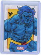 BEAST Rittenhouse Marvel 75th Anniversary 1/1 Sketch Card X-Men David Lee picture