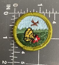 Vintage Boy Scouts of America BSA B.S.A. Nature Merit Badge Patch Butterfly NMB picture
