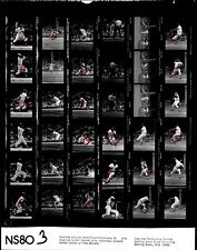 LD323 1980 Orig Contact Sheet Photo JIM LENTINE ALAN TRAMMELL TIGERS - MARINERS picture