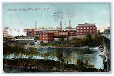 1908 American Woolen Mills Exterior Fulton New York NY Vintage Antique Postcard picture
