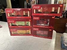 Set of 6 - K-LINE O/027 SCALE COCA COLA FREIGHT & TRAIN CARS picture