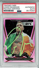 Conor McGregor Signed Autograph Slabbed UFC 2021 Panini Card PSA DNA picture