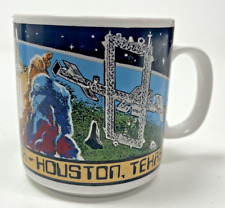 Vintage Johnson Space Center Mug Houston 80’s ISS Space Station Shuttle NASA picture
