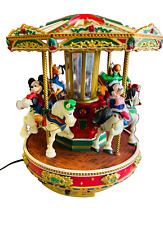 Disney A Mickey Holiday Go Round Music Christmas Carousel 1996 by Mr. Christmas  picture