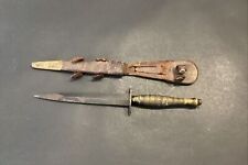 WWII Beaded & Ribbed British Fairbairn Sykes F-S Commando Fighting Knife WW2 picture