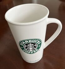 NWOT Starbucks 2006 Grande 16 oz Older Mermaid Logo White Coffee Mug. Retired. picture