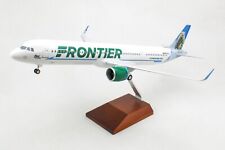 Skymarks SKR8411 Frontier Airbus A321-200 Kari Fisher Desk 1/100 Model Airplane picture