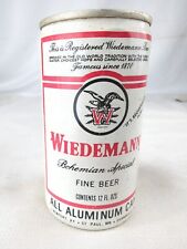 Wiedemann Bohemian Special Fine Beer Newport KY Aluminum Pull Tab Can EMPTY picture