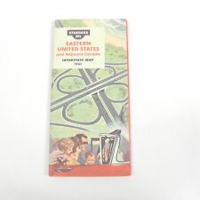 VINTAGE 1961 STANDARD OIL COMPANY MAP OF EASTERN UNITED STATES TOURING GUIDE GAS picture