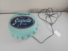 Vintage Enjoy Grapette Soda Bottle Cap Blue Light Not Working Thirsty Or Not picture