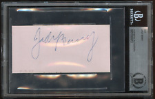 Jack Benny signed autograph on 8-3-48 2x5 cut American Entertainer BAS Slabbed picture