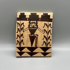 Hopi Pottery Tile Signed Jodi picture