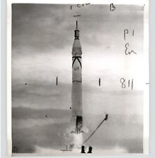 Jupiter ROCKET LAUNCH Carrying Explorer III Satellite VINTAGE 1958 Press Photo picture