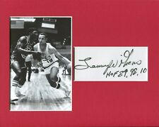 Lenny Wilkens Seattle SuperSonics NBA Champ HOF Signed Autograph Photo Display picture