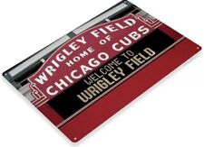 CHICAGO CUBS WRIGLEY FIELD TIN SIGN WORLD SERIES CHAMPIONS CURSE ST LOUIS BORING picture