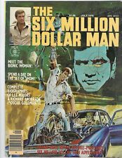 The Six Million Dollar Man Magazine #1 July 1976 Neal Adams Art Unread Combine picture