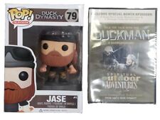 Funko Pop Duck Dynasty Jase  #79 Army Pants Black Shirt & Talk The Talk DVD NEW picture