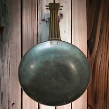 1960's Israeli Mid Century Modern Pal Bell Style Patinated Brass Guitar Catchall picture