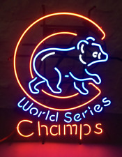 CoCo Chicago Cubs World Series Champs Beer Neon Sign Light 24