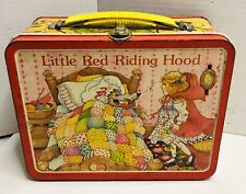 Vintage Ohio Art Little Red Riding Hood Metal Lunchbox *No Thermos picture