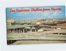 Postcard San Francisco Skyline from Skyway San Francisco California USA picture