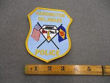 Harrington Delaware Police Patch J9 picture