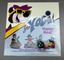 Vintage McDonald’s 1992 Yo Yogi Bear Happy Meal Translite Advertising Sign picture