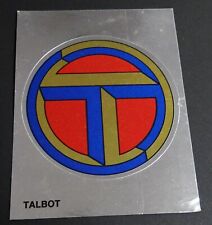 Figurini Panini Composite Image Panini´S Stickers Talbot Logo Automobile 70er picture