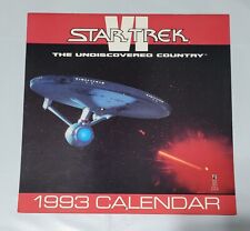 1993 Star Trek Calendar Signed by Nichelle Nichols, Mark Leonard, Walter Koenig picture