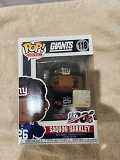 Funko POP NFL Football SAQUON BARKLEY New York Giants MINT w PROTECTOR picture