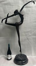 Large Stunning Sculpture of A Dancer 1990s Bronze picture
