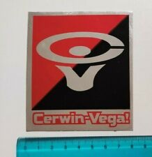 Adhesive Cerwin Vega Sticker Autocollant Vintage 80s Original OEM picture