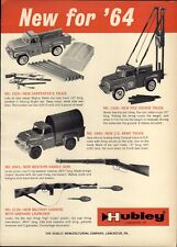 1964 PAPER AD 3 PG Toy Hubley Pile Driver Truck US Army Packard Duesenberg  picture